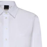 Camicia boxy in popeline 106248 A32LZ04 PINKO 