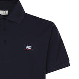 Polo in piquet di cotone con logo MRMD0005 AU135B0065 ETRO 
