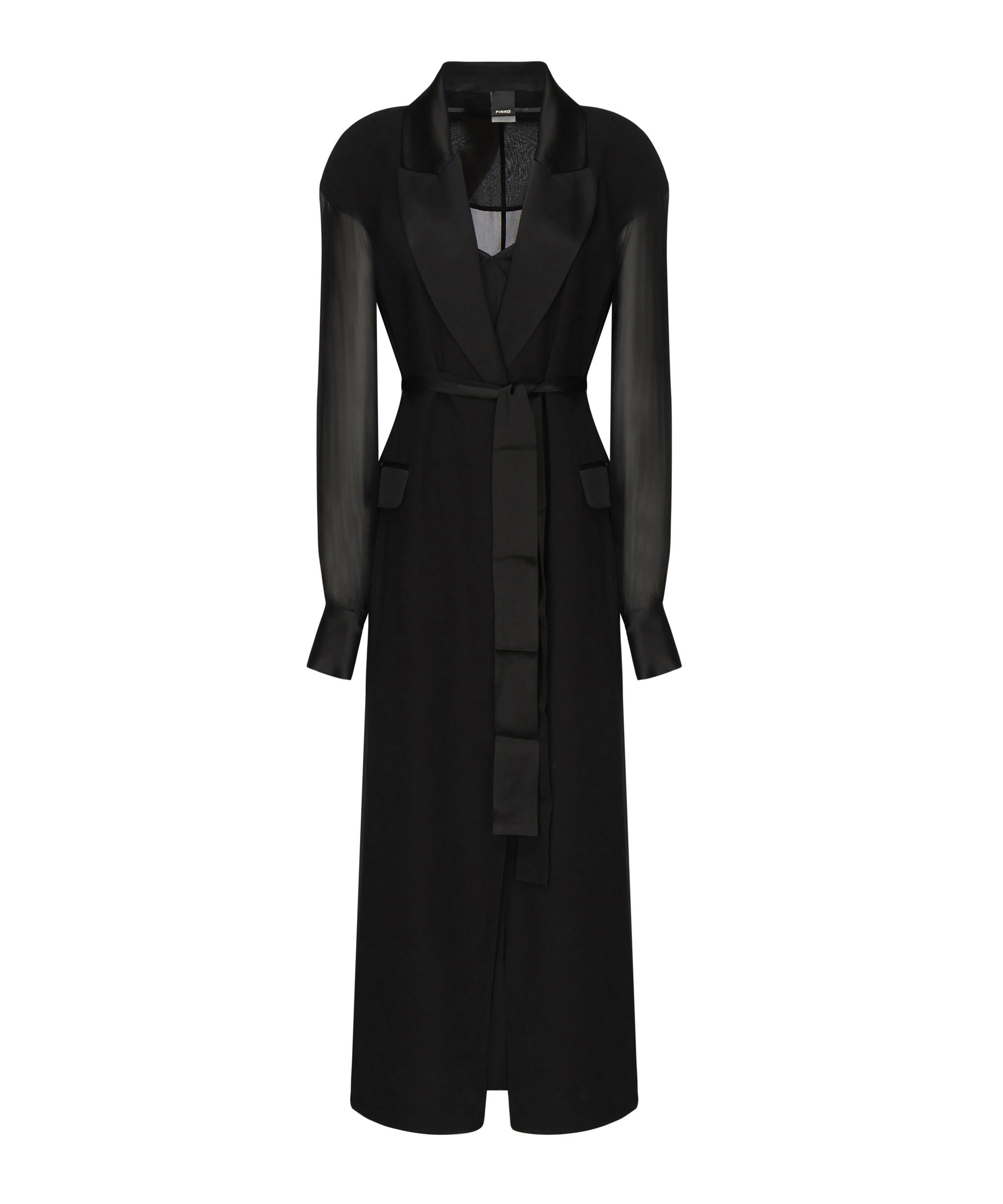 Abito robe manteau lungo 104685 A2COZ99 PINKO 