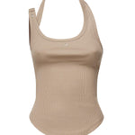 Canotta con fibbia asimmetrica 325JDE143JS0194 1098 COURREGES 