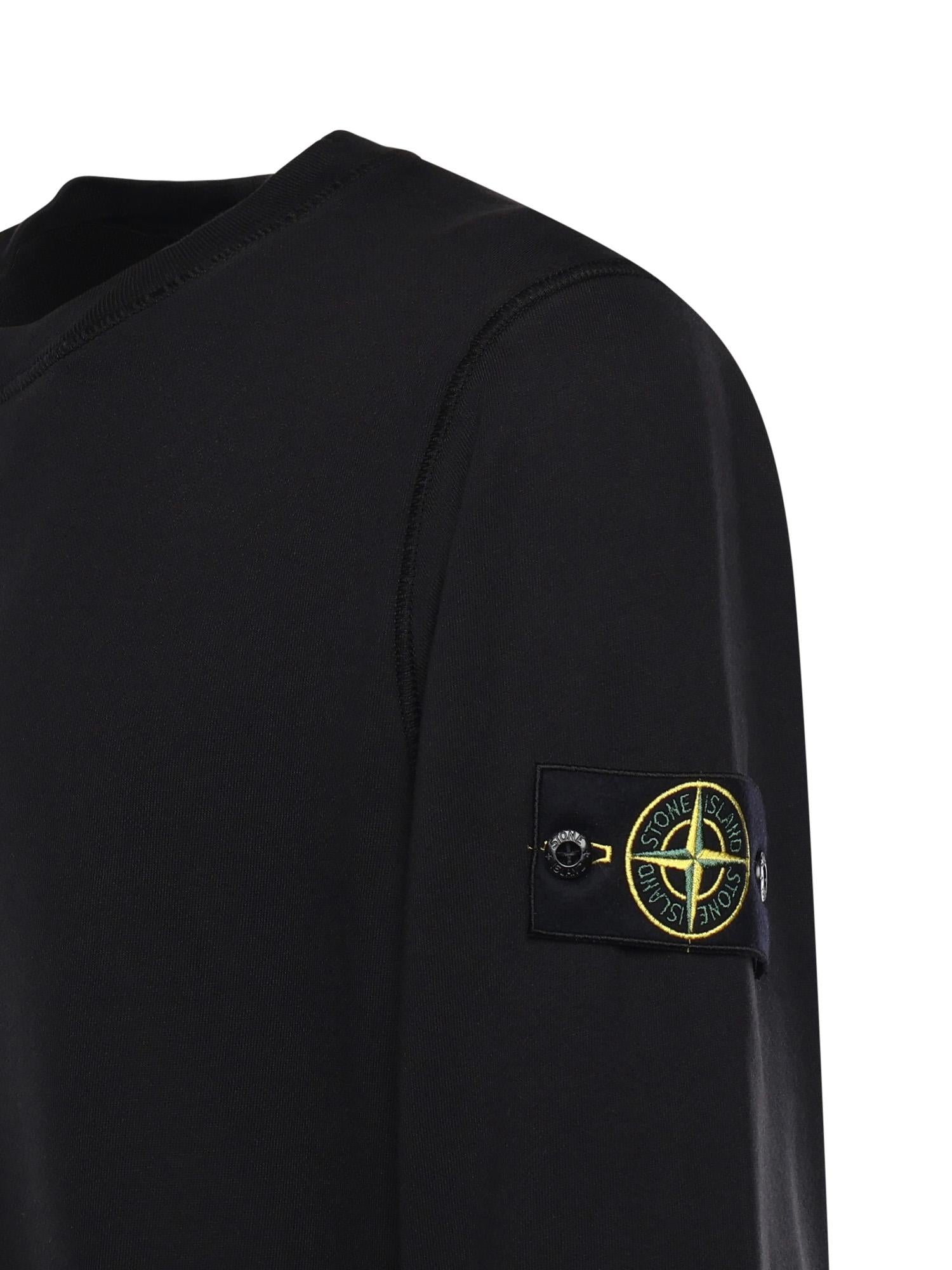 Felpa in cotone con logo L1S156100060 S0051V0029 STONE ISLAND 