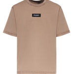T-shirt in jersey di cotone con logo G8RI4T G7P1OM0672 DOLCE & GABBANA 