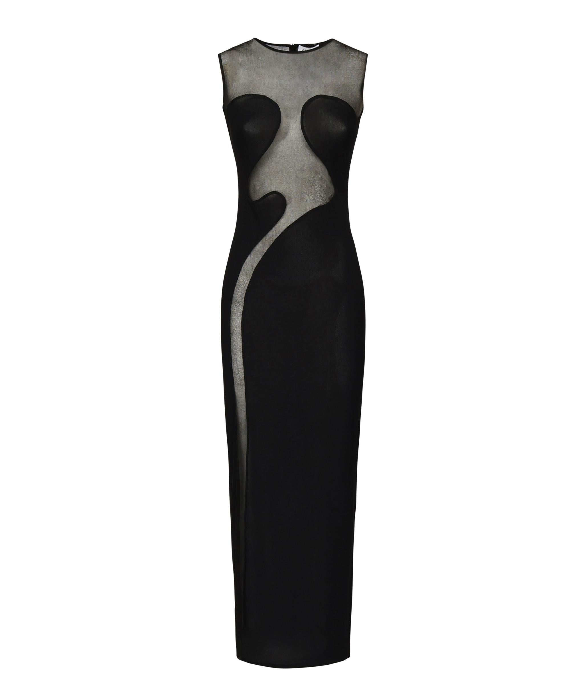 ABITO SAGOMATO BODY CONSCIOUS IN MAGLIA AA9R2654K061A 995 ALAIA 
