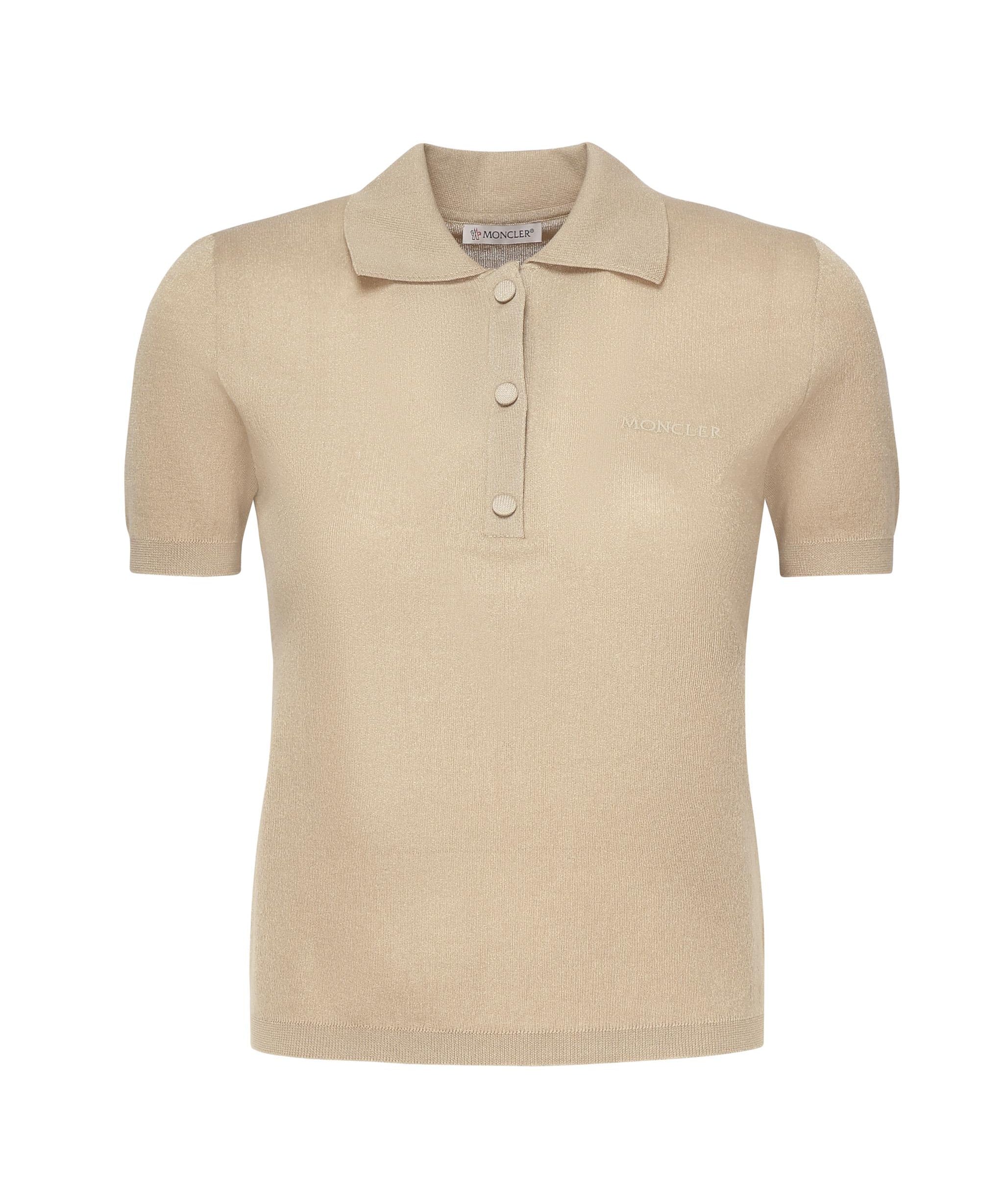 Polo in cotone con logo ricamato K10939A00004 M644024D MONCLER 