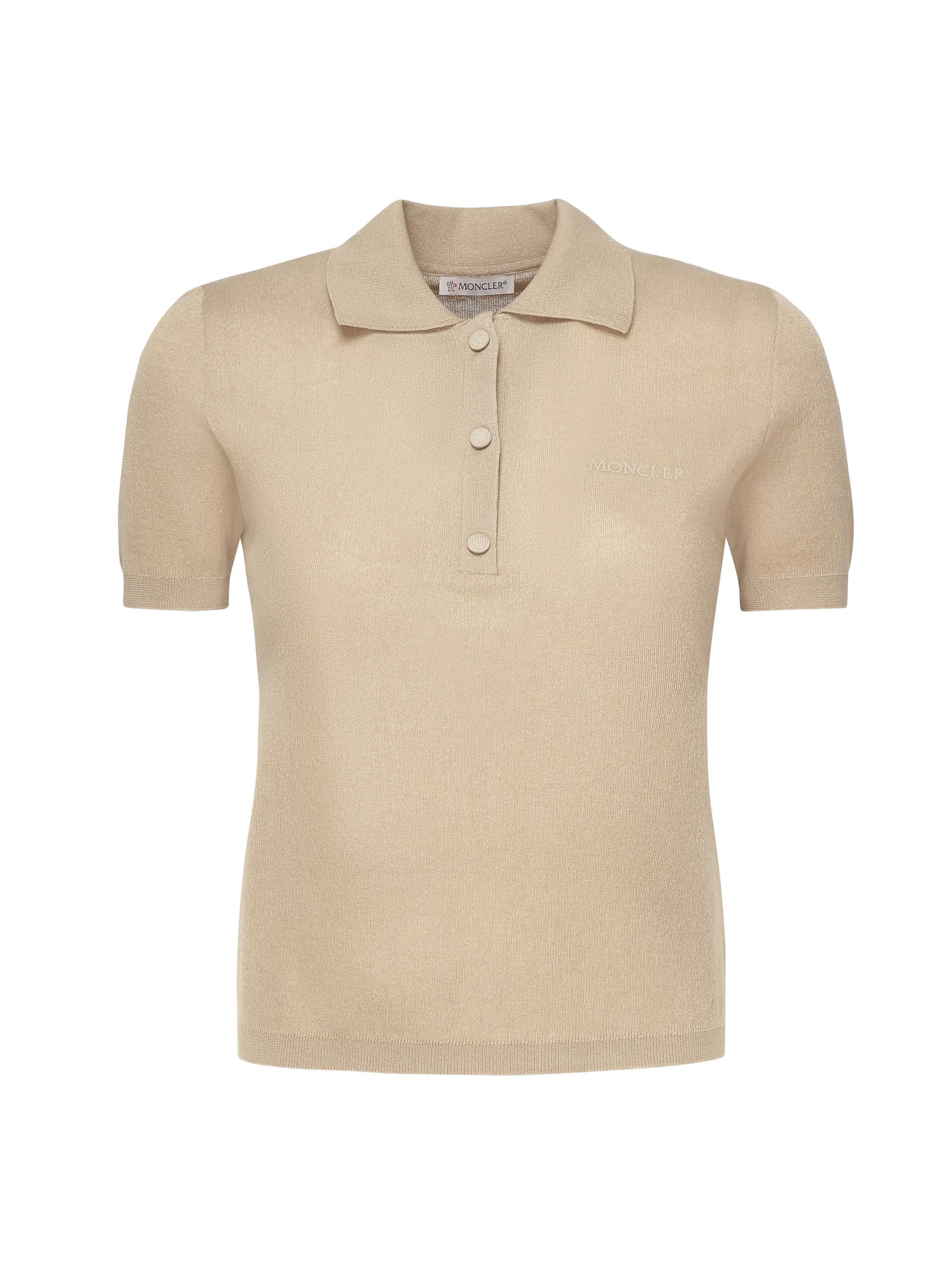 Polo in cotone con logo ricamato K10939A00004 M644024D MONCLER 