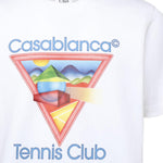 T-shirt con stampa Tennis Club MPF25JTS001 01 CASABLANCA 