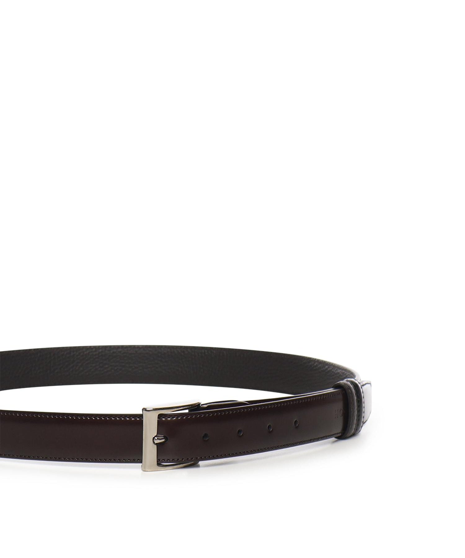 Cintura reversibile in pelle semilucida KFMC00N1100QR0 0531 HOGAN 