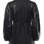 Giacca in lana e pelle<BR/><BR/> FJ7650 AJ0KF0TAZ FENDI 
