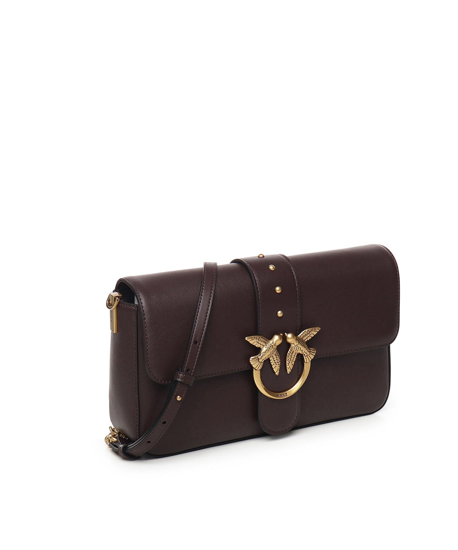 Borsa Love Bag One Slouchy in pelle 105823 A0QOLA7Q PINKO 