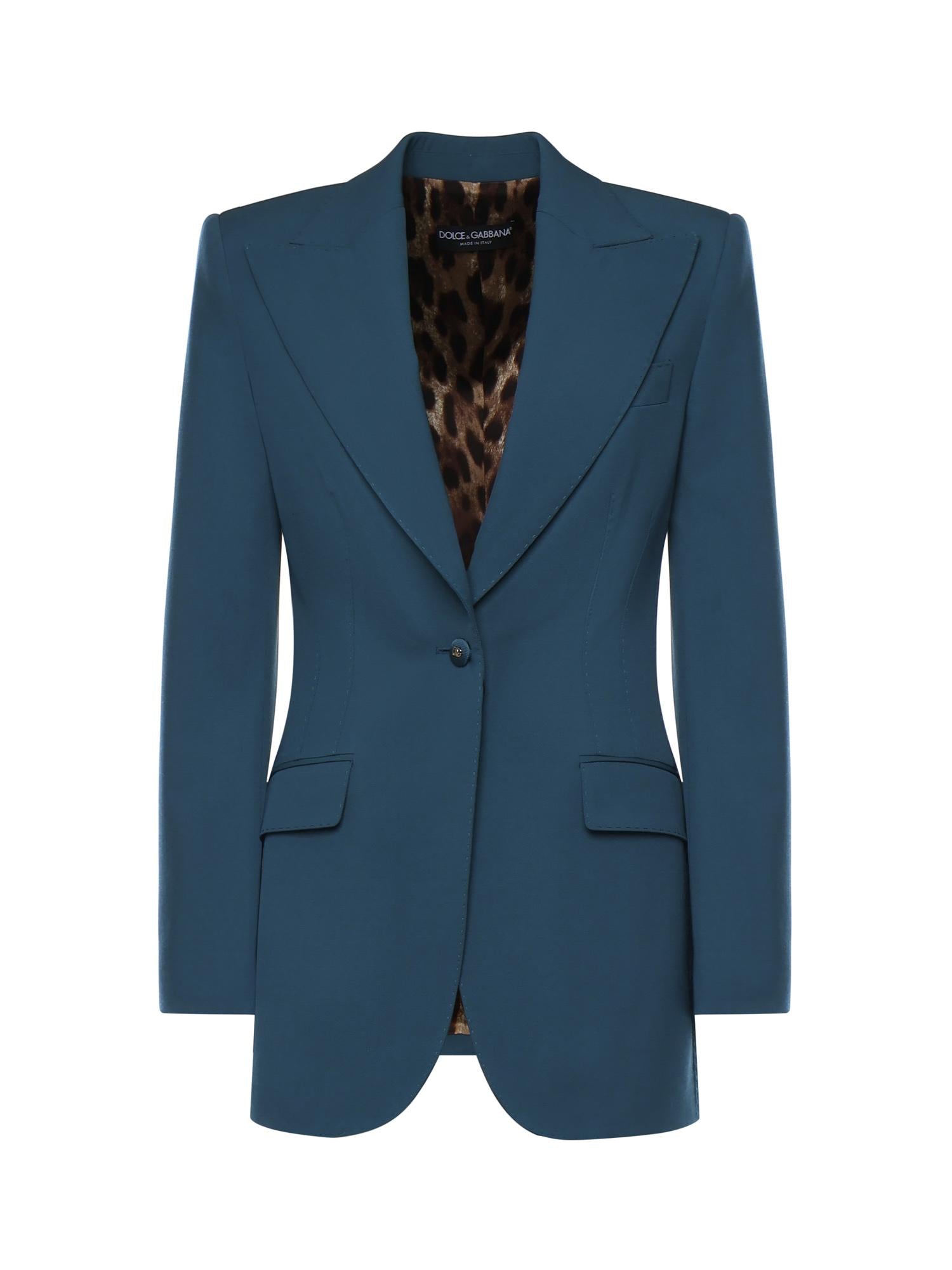 Giacca monopetto in lana F29QGT GDDPSB0904 DOLCE & GABBANA 