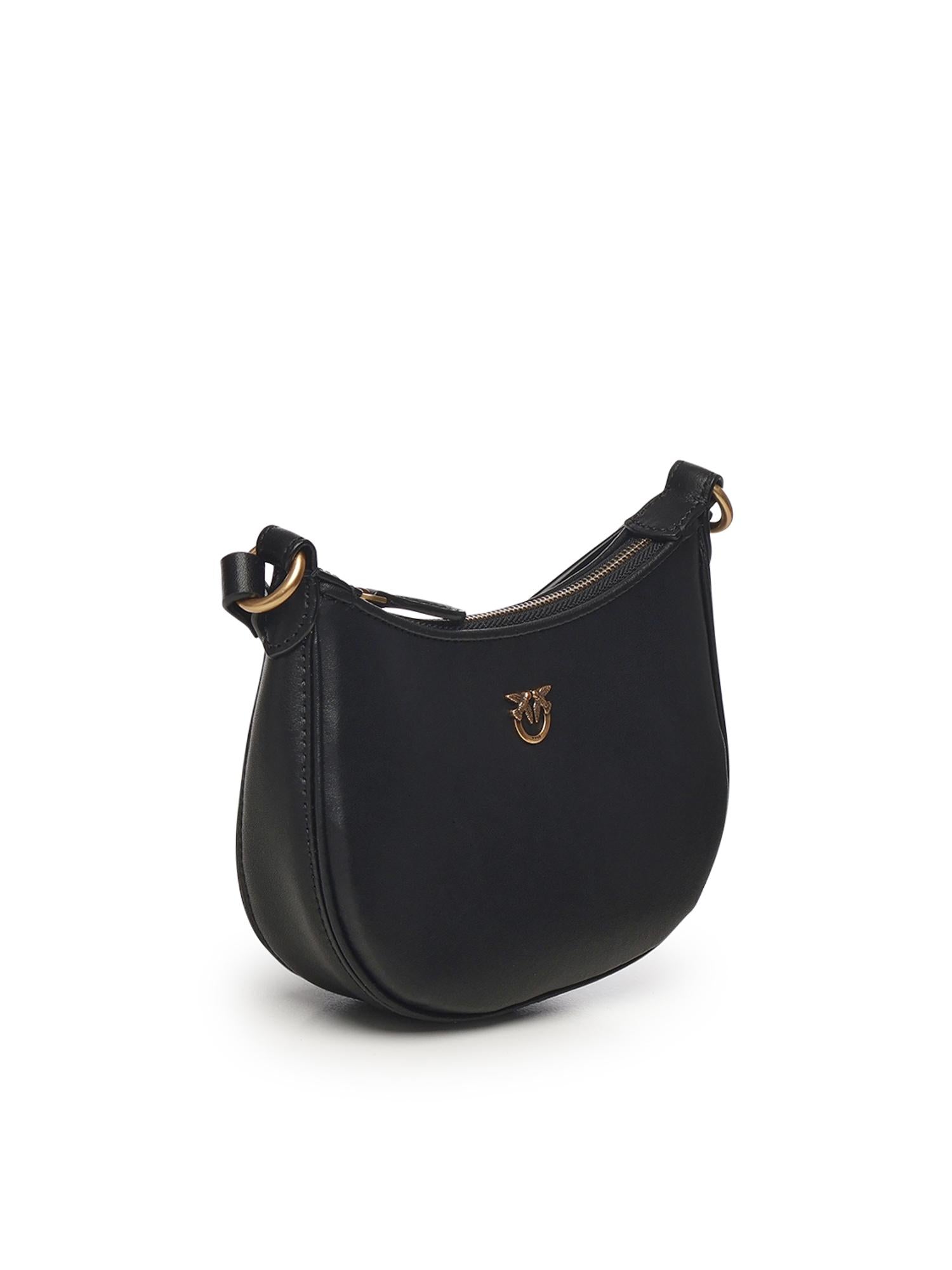 Baby borsa a spalla Half Moon in pelle 103538 A0F1Z99Q PINKO 