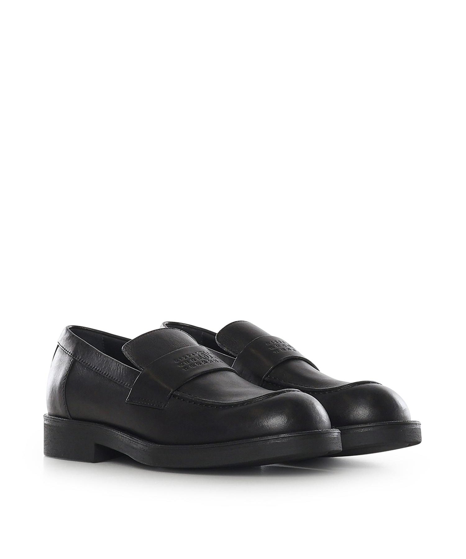 Mocassini Biker in Pelle SH1WR0006 P7431T8013 MM6 Maison Margiela 