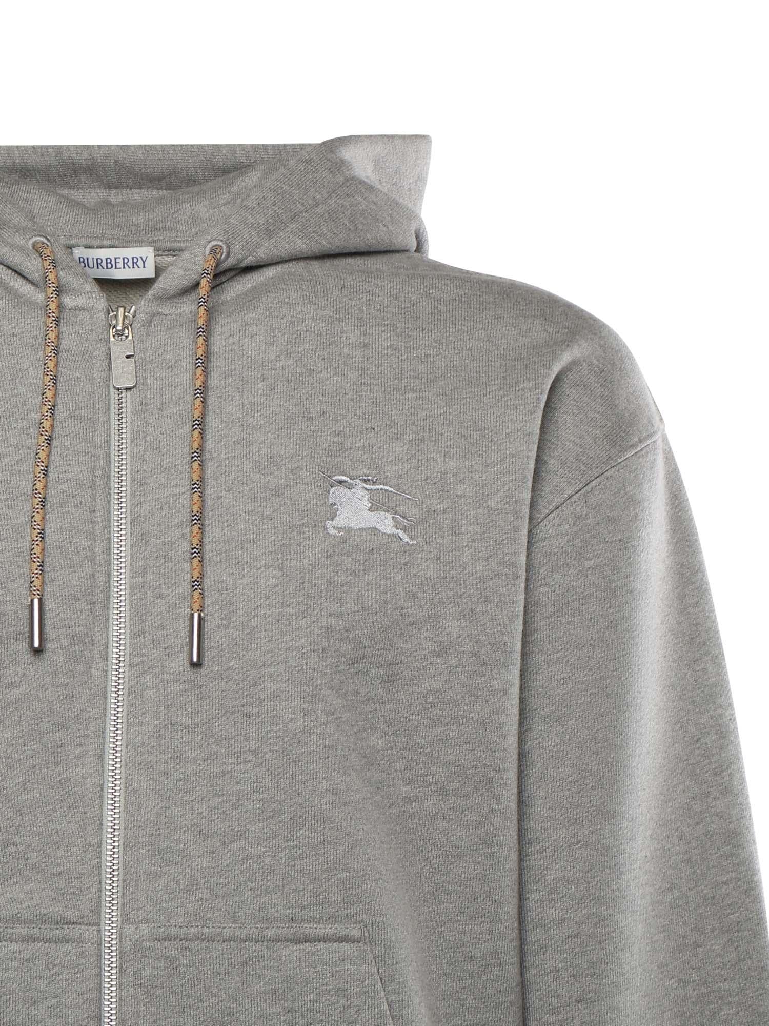 Felpa in cotone con logo 8120756 A2142 BURBERRY 