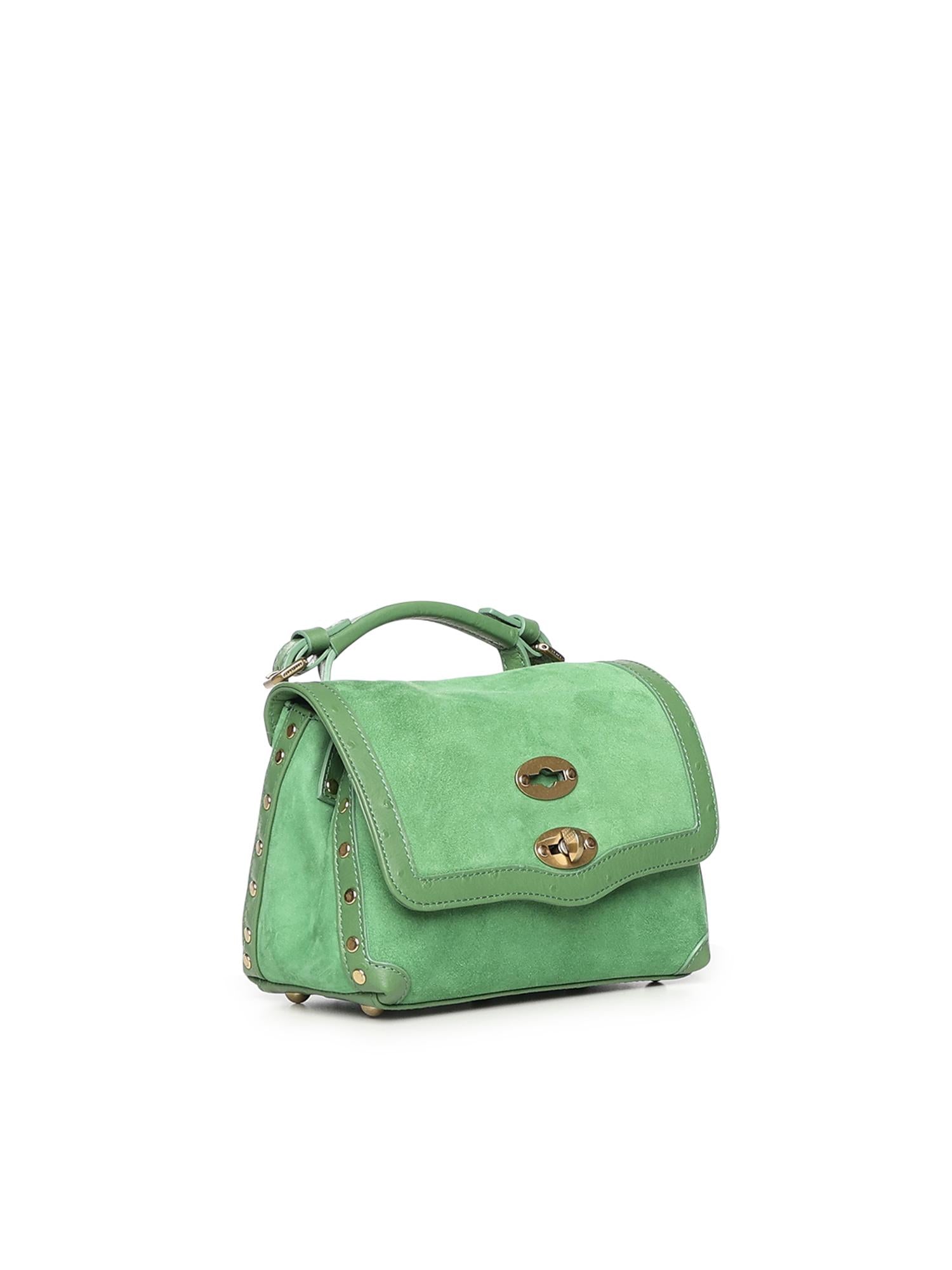 Borsa Postina® Baby in pelle Zashmere® e cactus 070790 2270000Z0404 ZANELLATO 
