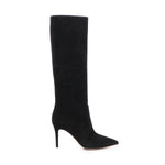 Stivali in camoscio G80626 85RICC45NERO GIANVITO ROSSI 