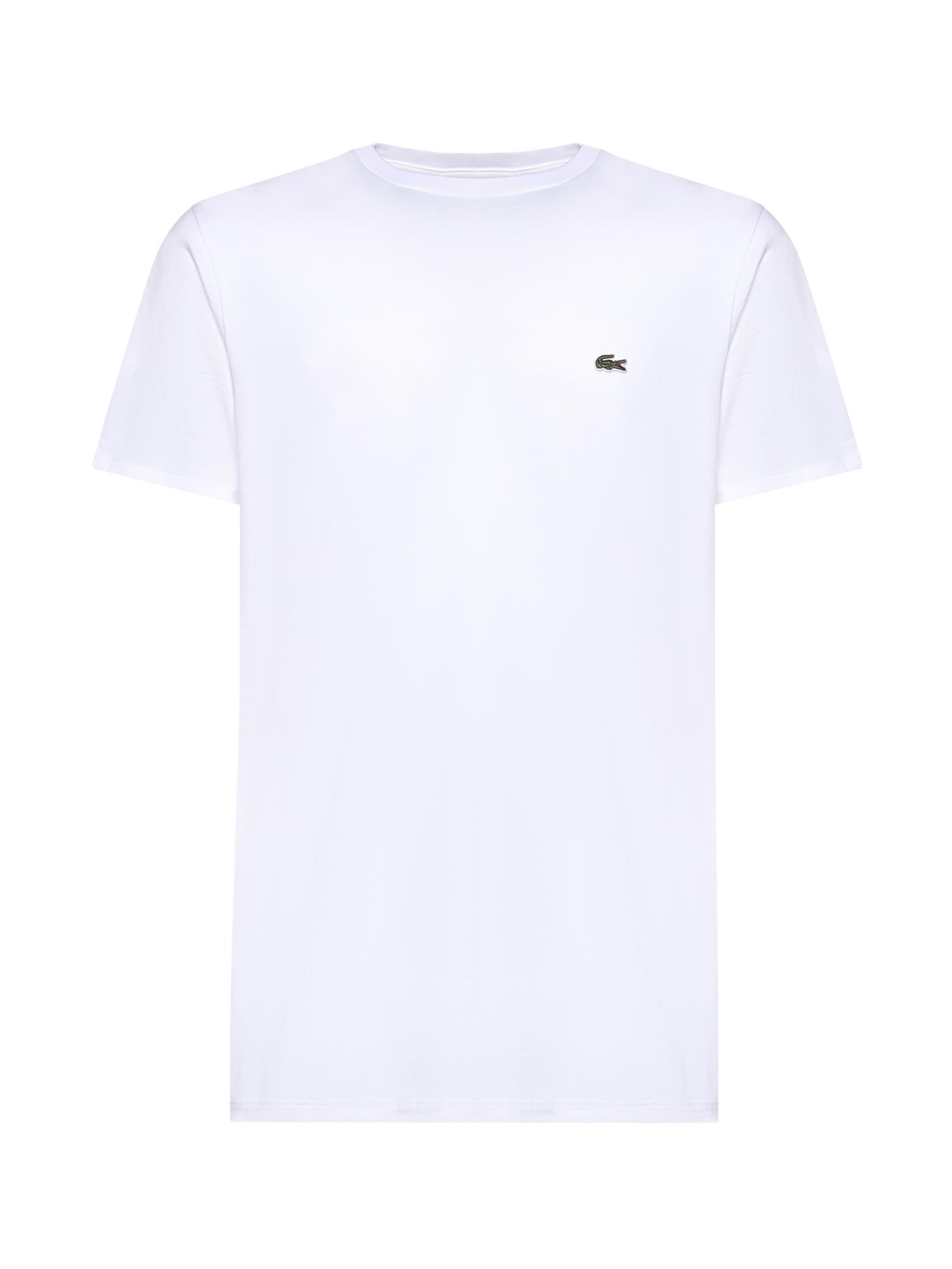 T-shirt in cotone con logo TH6709 001 LACOSTE 