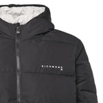 Piumino reversibile con cappuccio e logo UMA25151PI BLACK RICHMOND X 