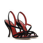 Sandalo Fetishique in velluto 7W0S0NC6 WPJ0NO VALENTINO GARAVANI 