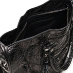Borsa Le City Media in pelle metallizzata 823058 2AA9R1314 BALENCIAGA 