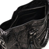 Borsa Le City Media in pelle metallizzata 823058 2AA9R1314 BALENCIAGA 