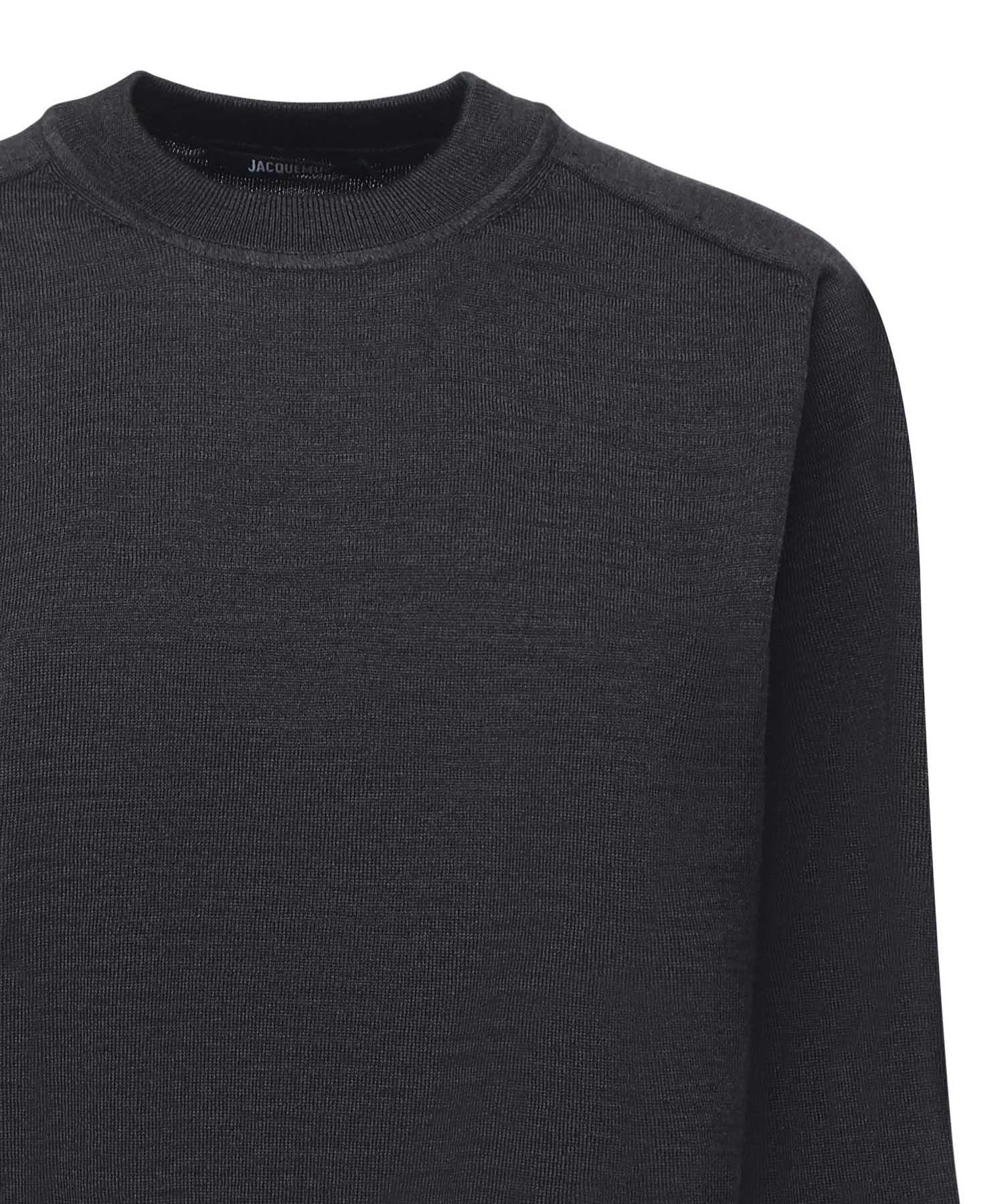 Maglione con logo ricamato 25HSWW00632AK00299 970 JACQUEMUS 