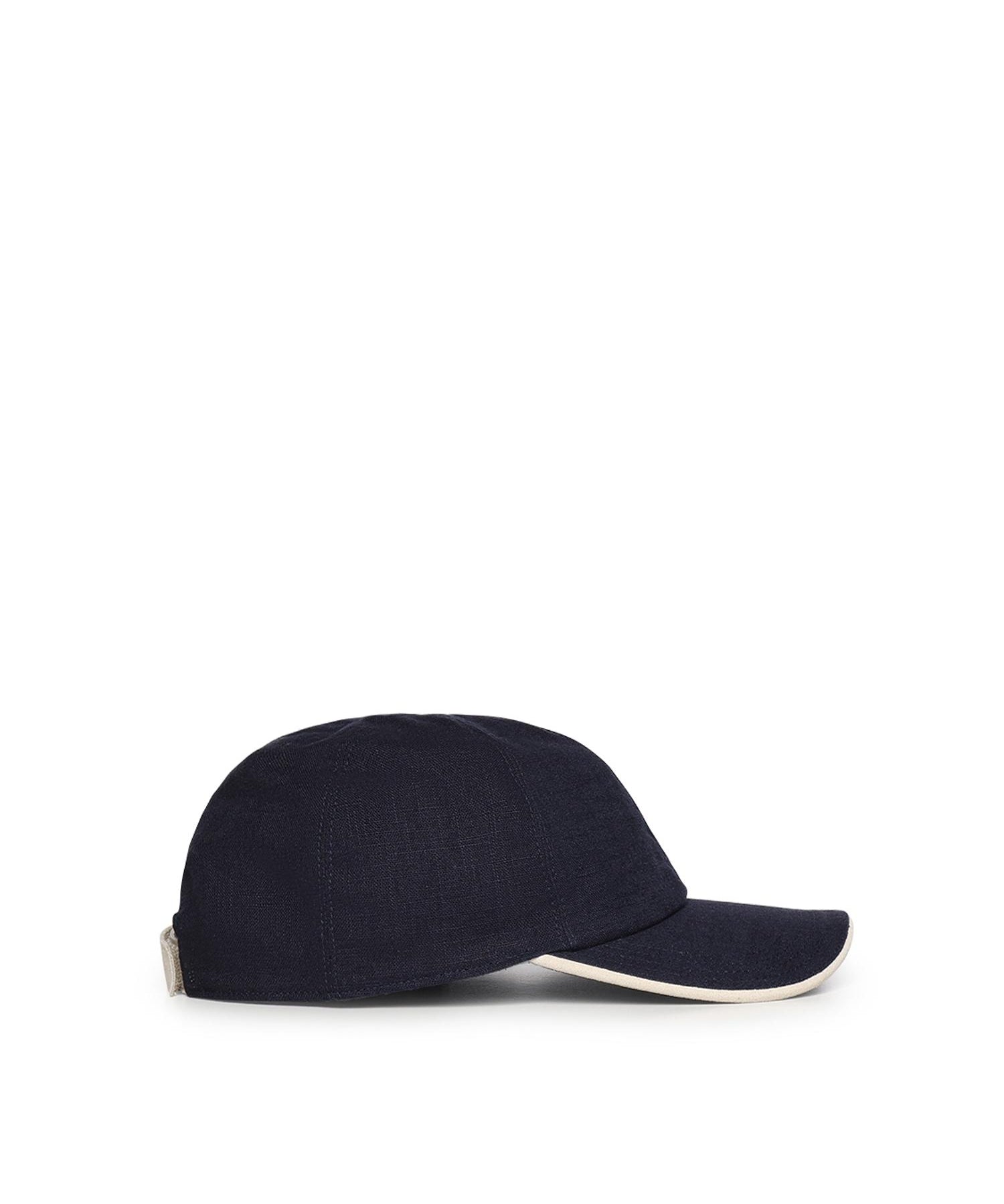 Cappello da baseball in lino e cotone M77CPLM25TES0M226 11-02 ELEVENTY 