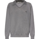 Maglia polo in lana MML05J 16WJF0BD9 MIU MIU 