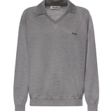 Maglia polo in lana MML05J 16WJF0BD9 MIU MIU 