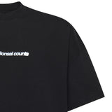 T-shirt in cotone con stampa TS002003 BLK BONSAI 