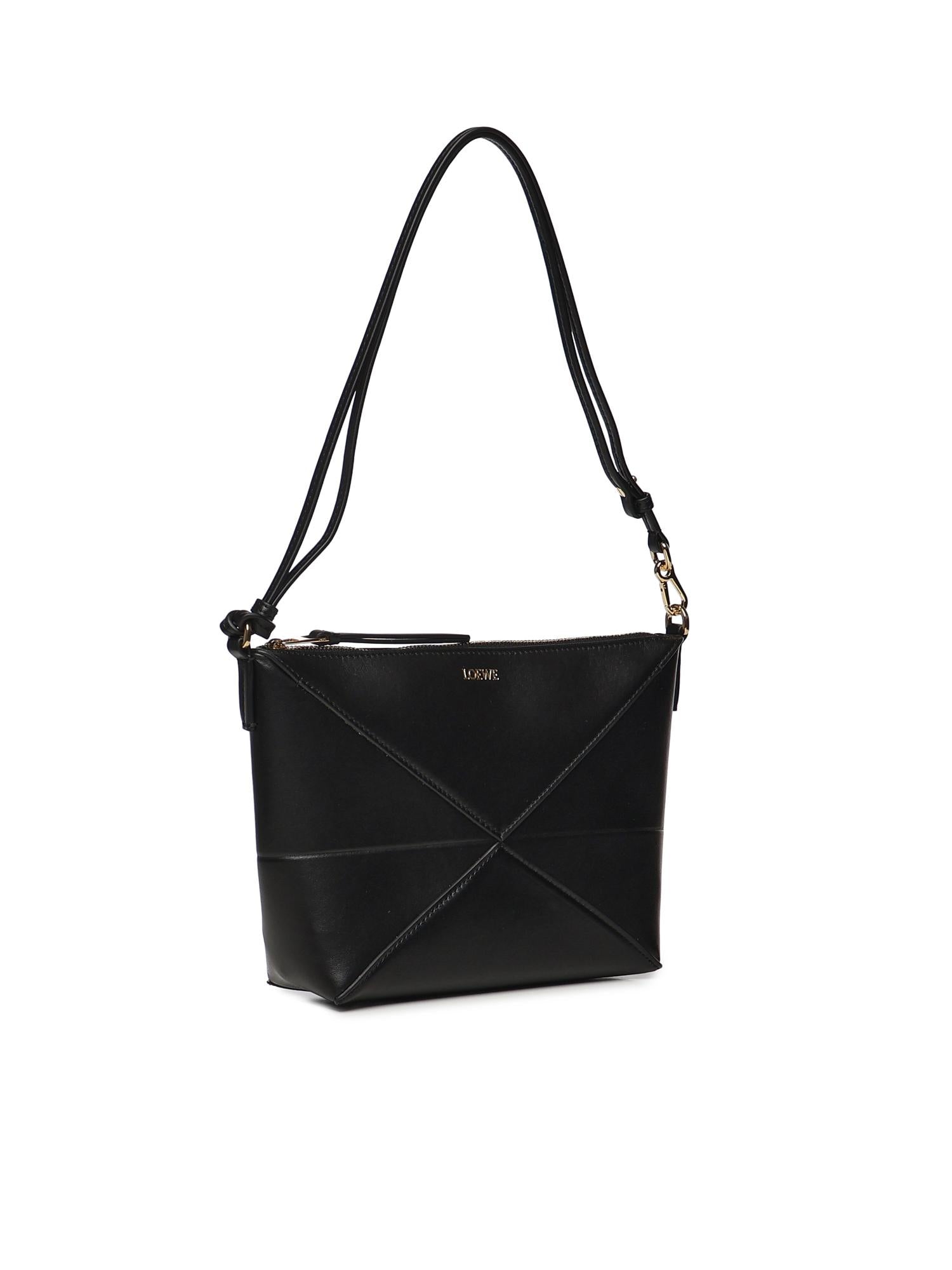 Marsupio Puzzle Fold in vitello nappa lucido C510PT1X01 1100 LOEWE 