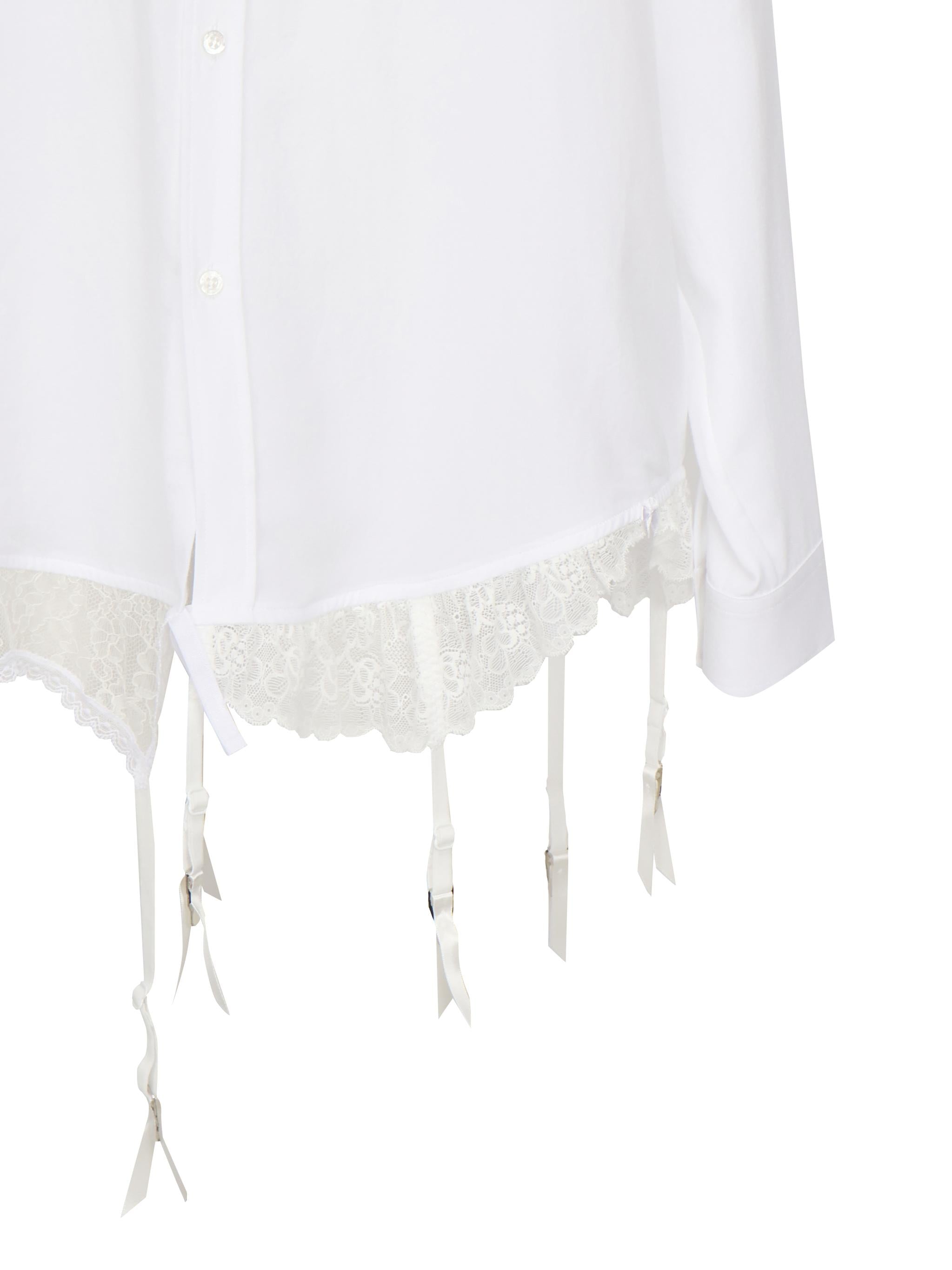 Camicia Lingerie in popeline di lyocell 831656 TRO379000 BALENCIAGA 