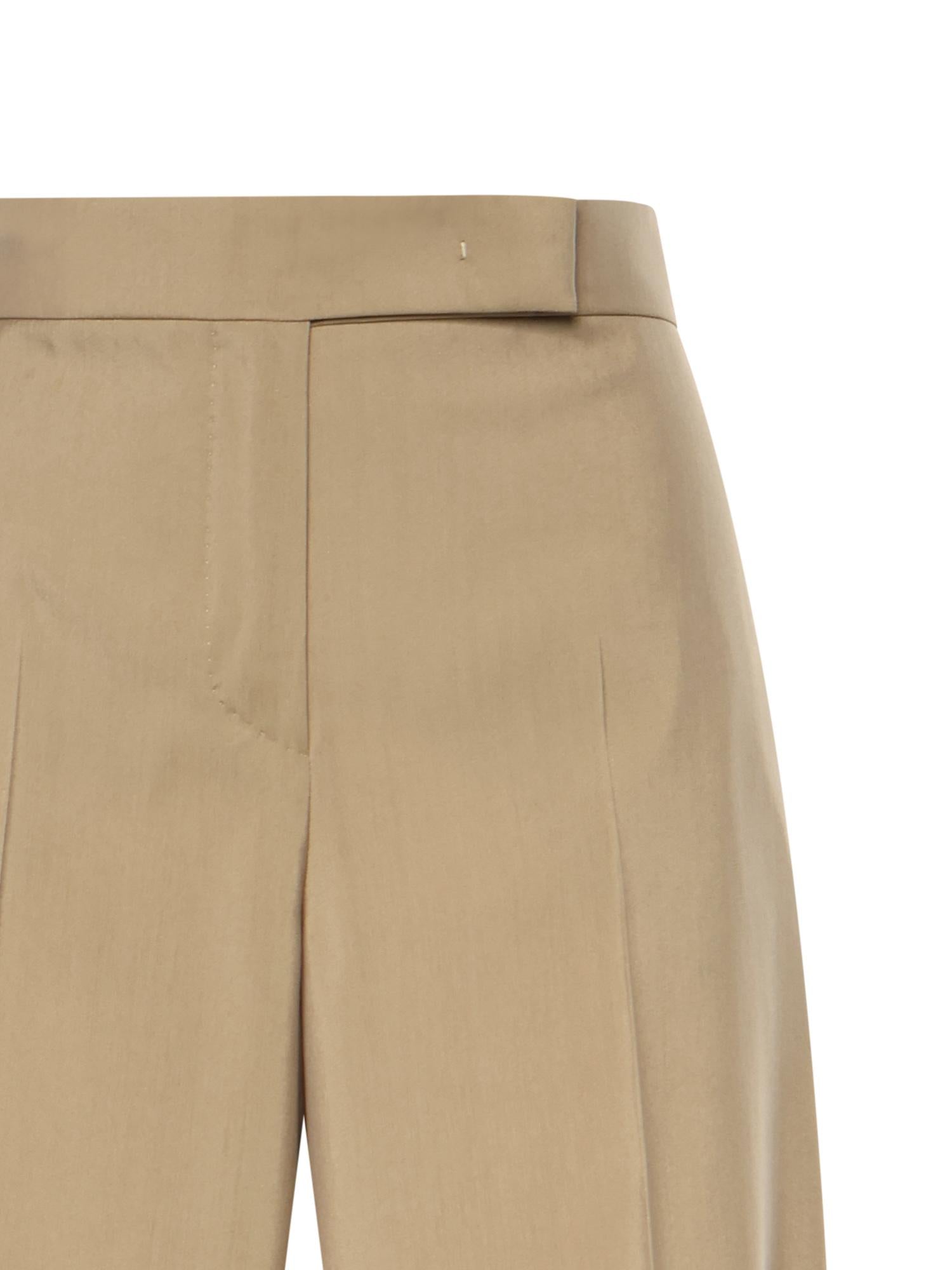 Pantalone in popeline di lana e seta 2611131173600 007 MAX MARA 