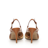 Décolleté slingback Vlogo Signature in rafia 8W2S0R01 THQDAD VALENTINO GARAVANI 