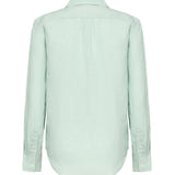 Camicia in lino con logo<BR/> 211970730013  POLO RALPH LAUREN 