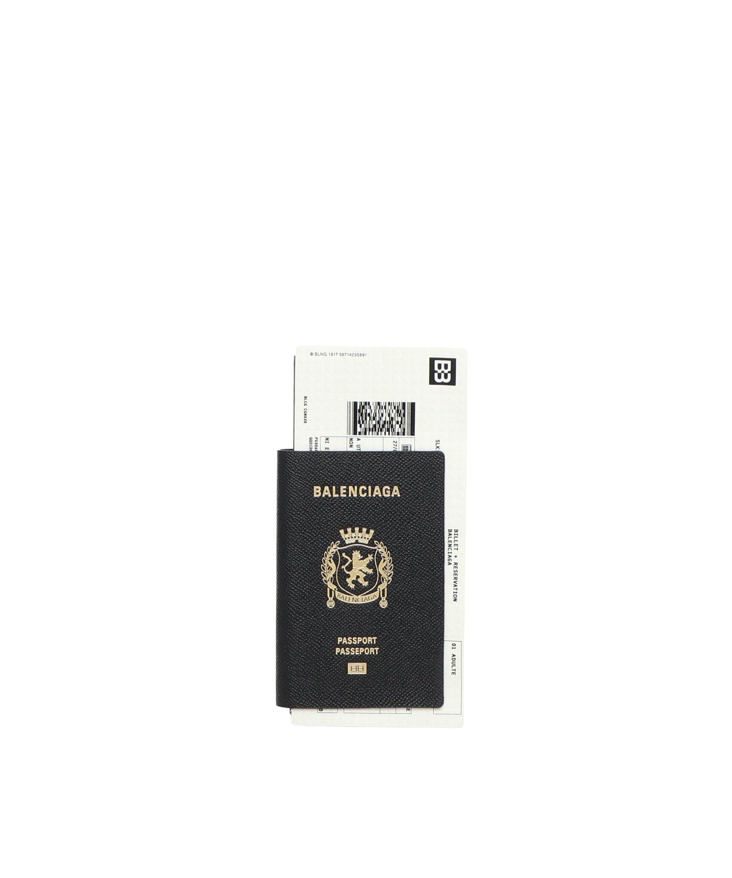 Portafoglio Passport con logo 787774 2AA3R1000 BALENCIAGA 