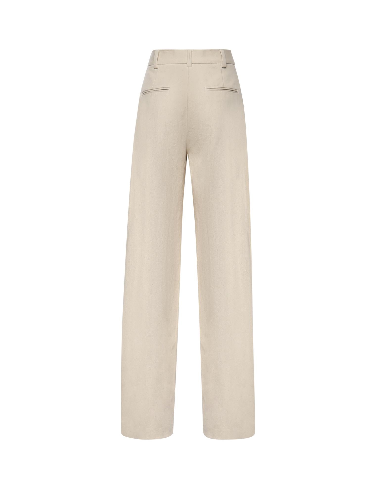 Pantaloni Tracy in cotone T190471F TNC188OAT THE ANDAMANE 