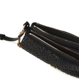 Borsa a spalla piccola Mini Double Bag full strass 105359 A2WFZ99Q PINKO 