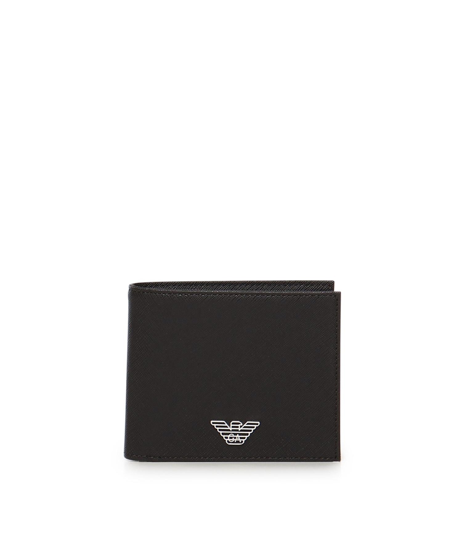 Portafoglio bifold in saffiano EM002521 AF13666UB104 EMPORIO ARMANI 