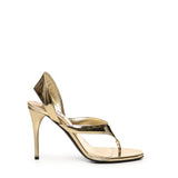 SANDALI INFRADITO IN PELLE LAMINATA AA3S122CK298 240 ALAIA 