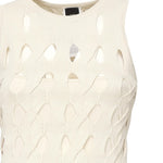 Abito midi in maglia traforata 105190 A2LWC00 PINKO 