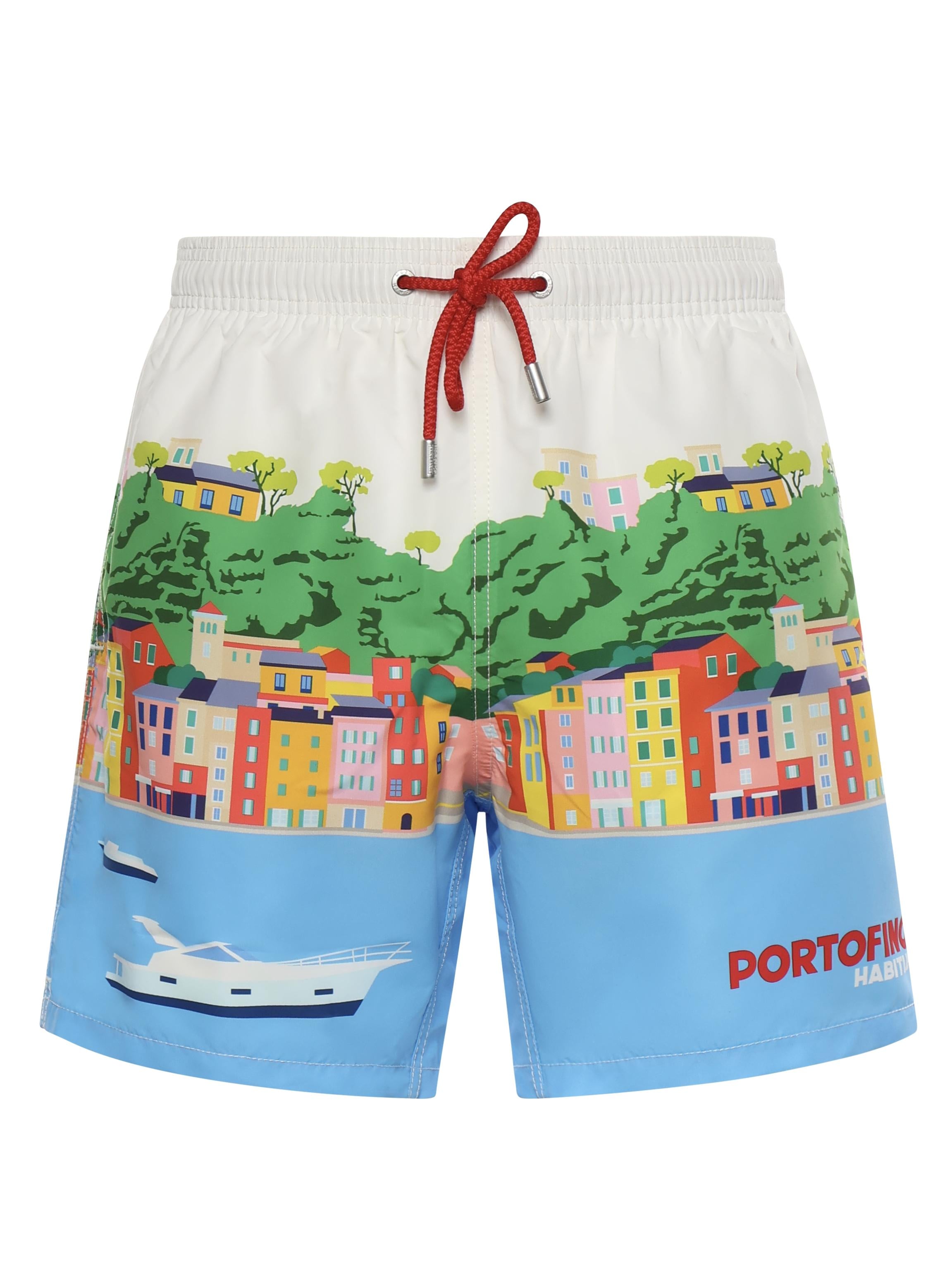 Costume da bagno con stampa GUS0009 02286L MC2 SAINT BARTH 
