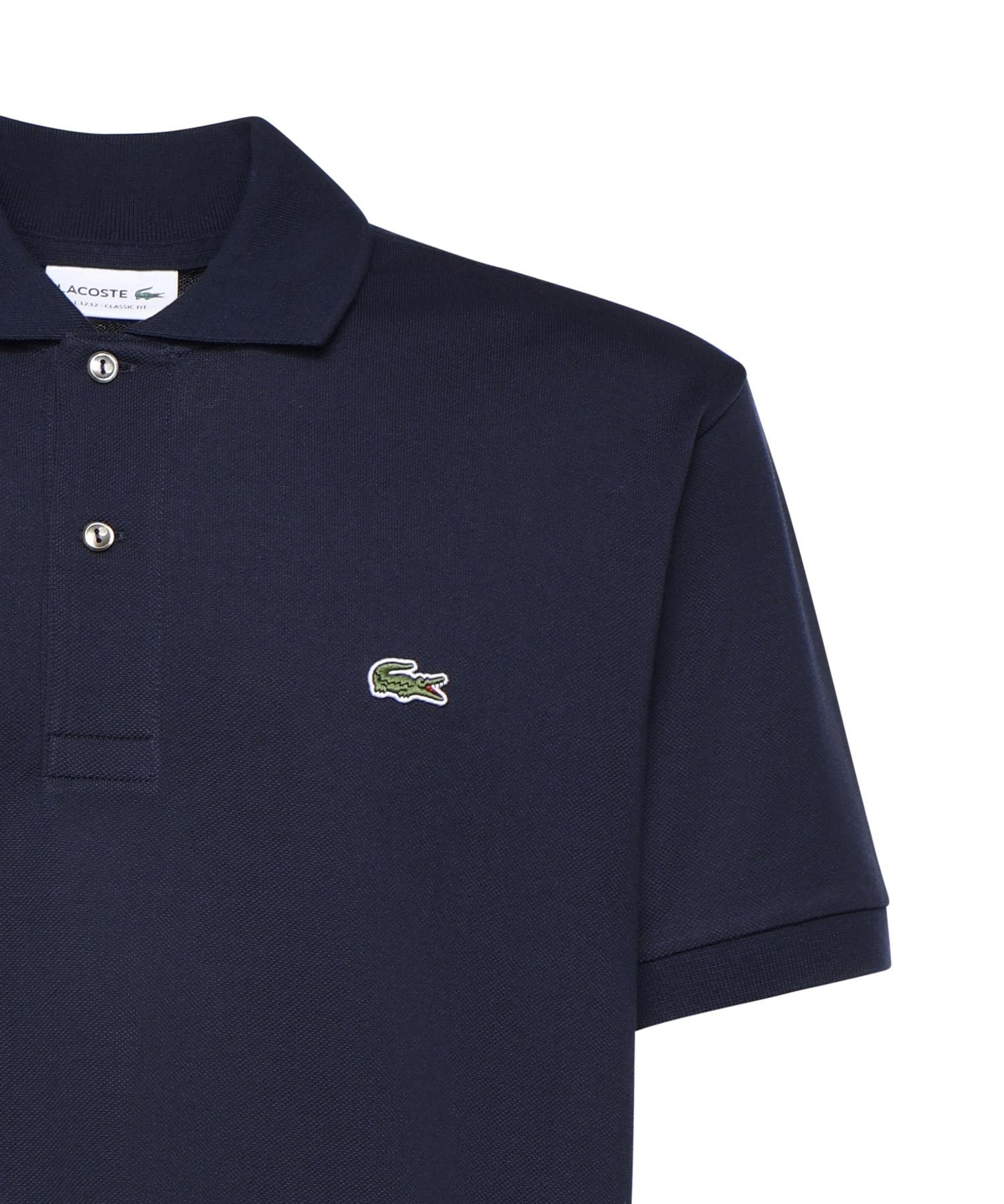 Polo in cotone con logo<BR/> 1212 166 LACOSTE 