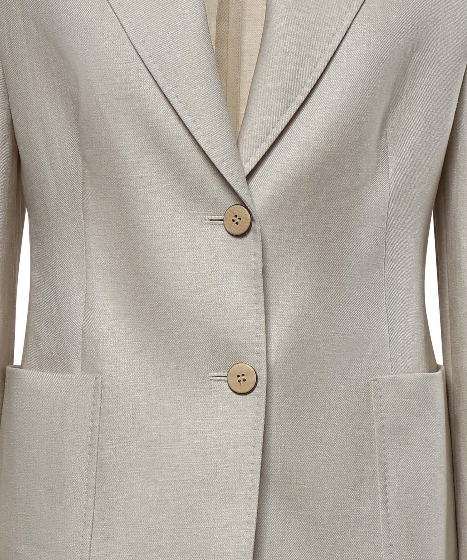 Blazer monopetto in lino 2611041052600 006 MAX MARA 
