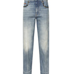 Jeans in denim con bordi stampati 6B0DD19X 94V558 VALENTINO GARAVANI 