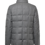 Piumino corto in flanella di lana cardata NAM45510210WGZ B605 FAY 
