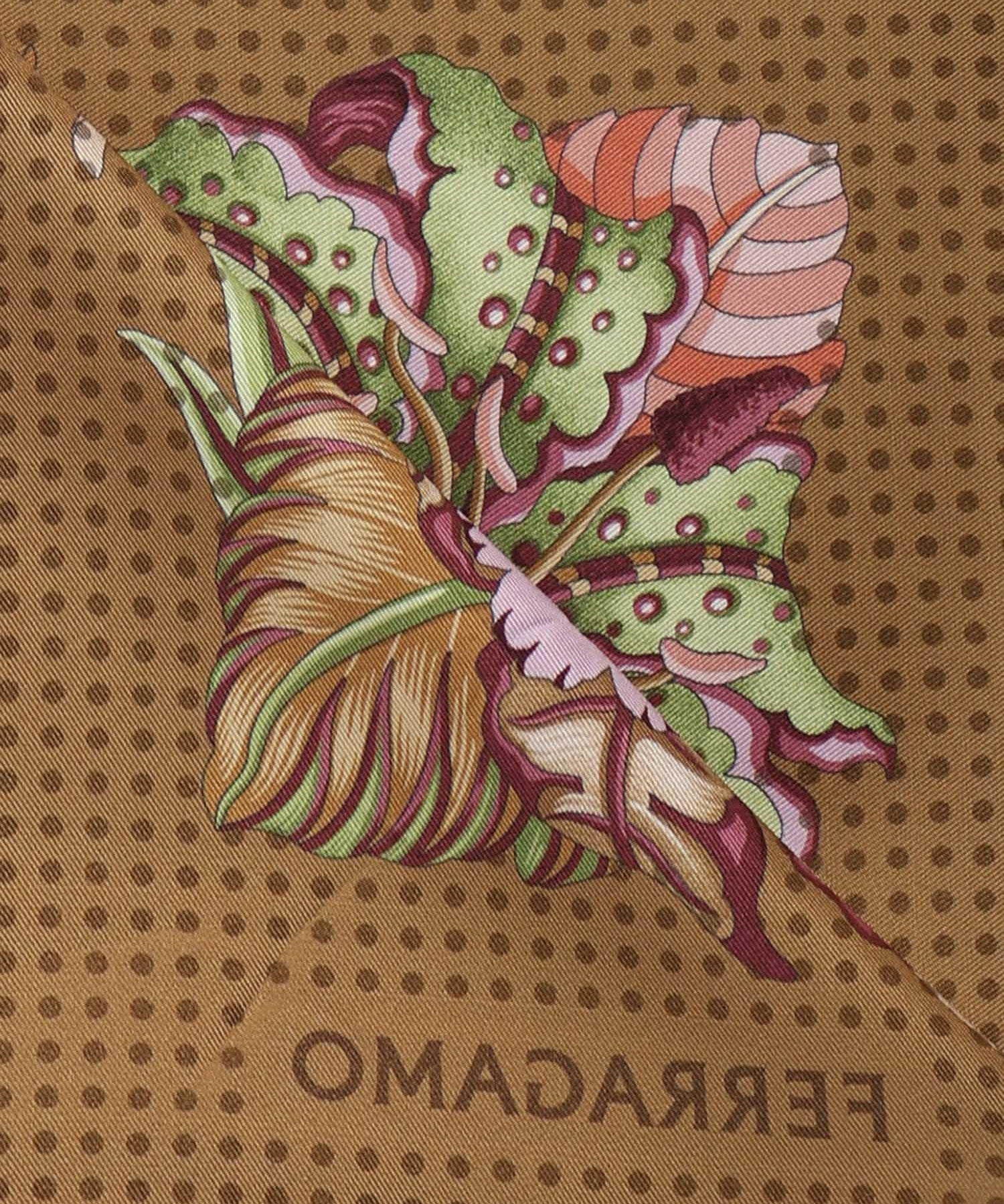 Foulard in seta con stampa 310228 789462003 FERRAGAMO 