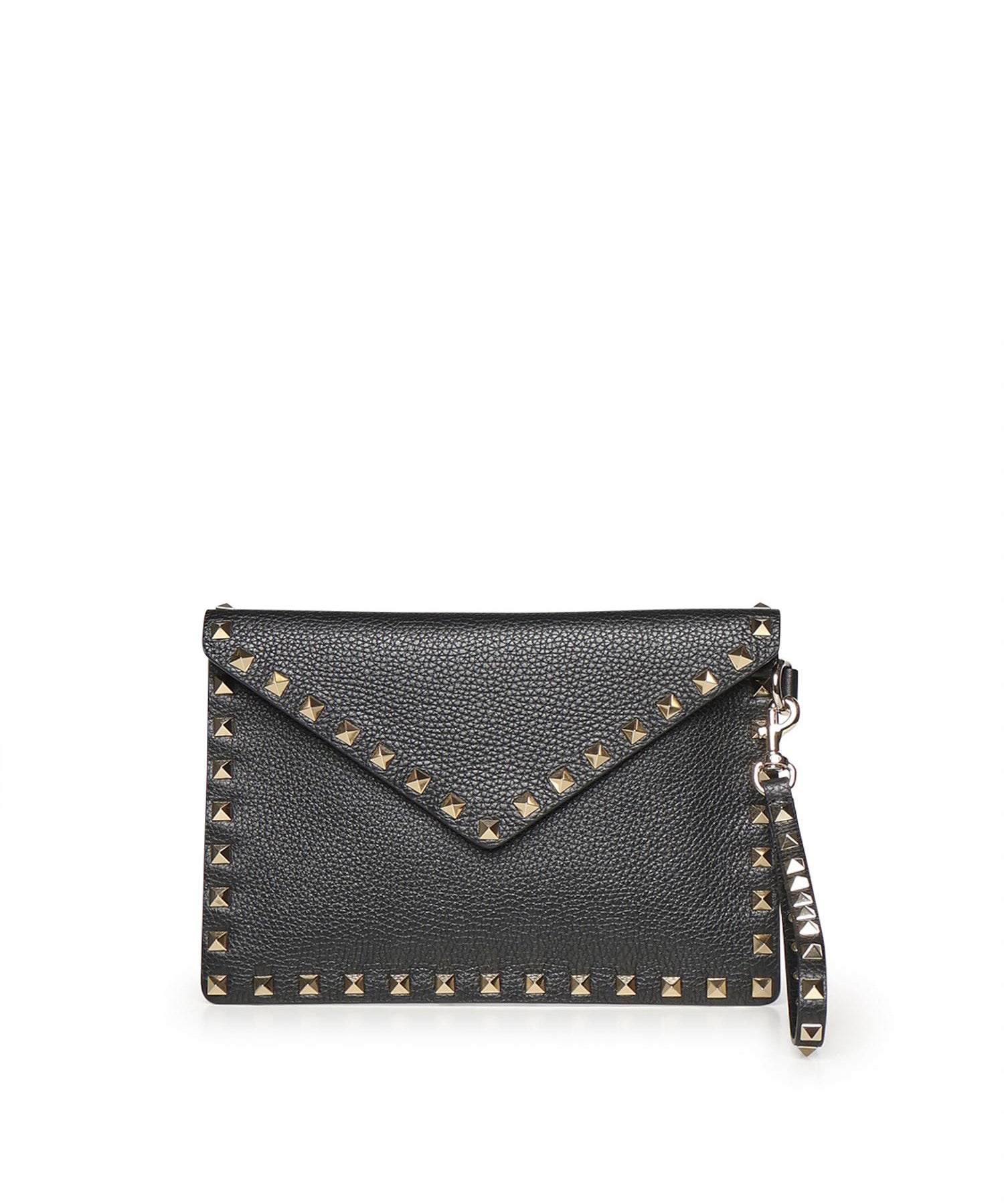 Pouch Rockstud in vitello granato 8W2P0P87 VSH0NO VALENTINO GARAVANI 
