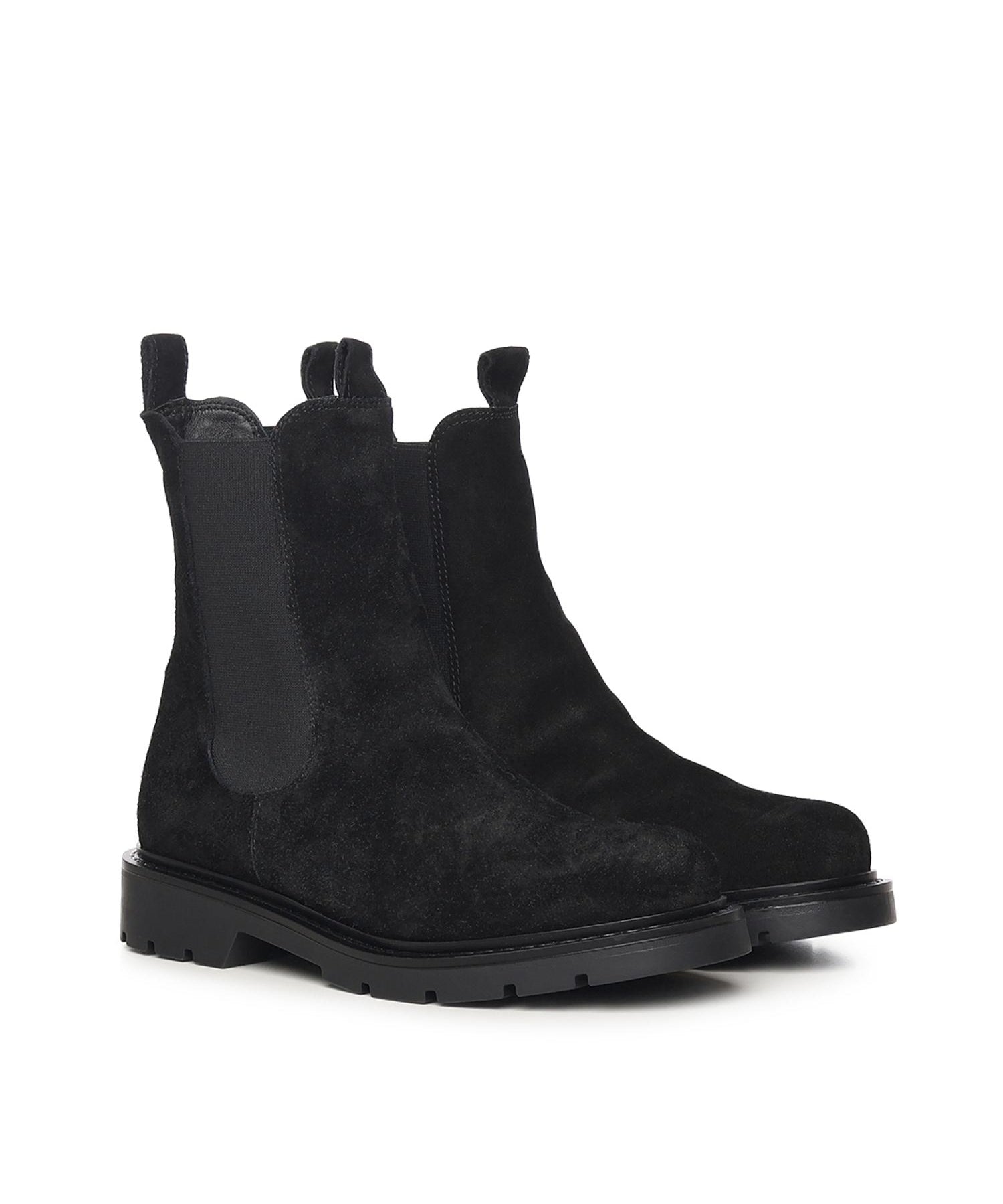 Stivaletti Chelsea in camoscio A56088 NERO CARMENS 