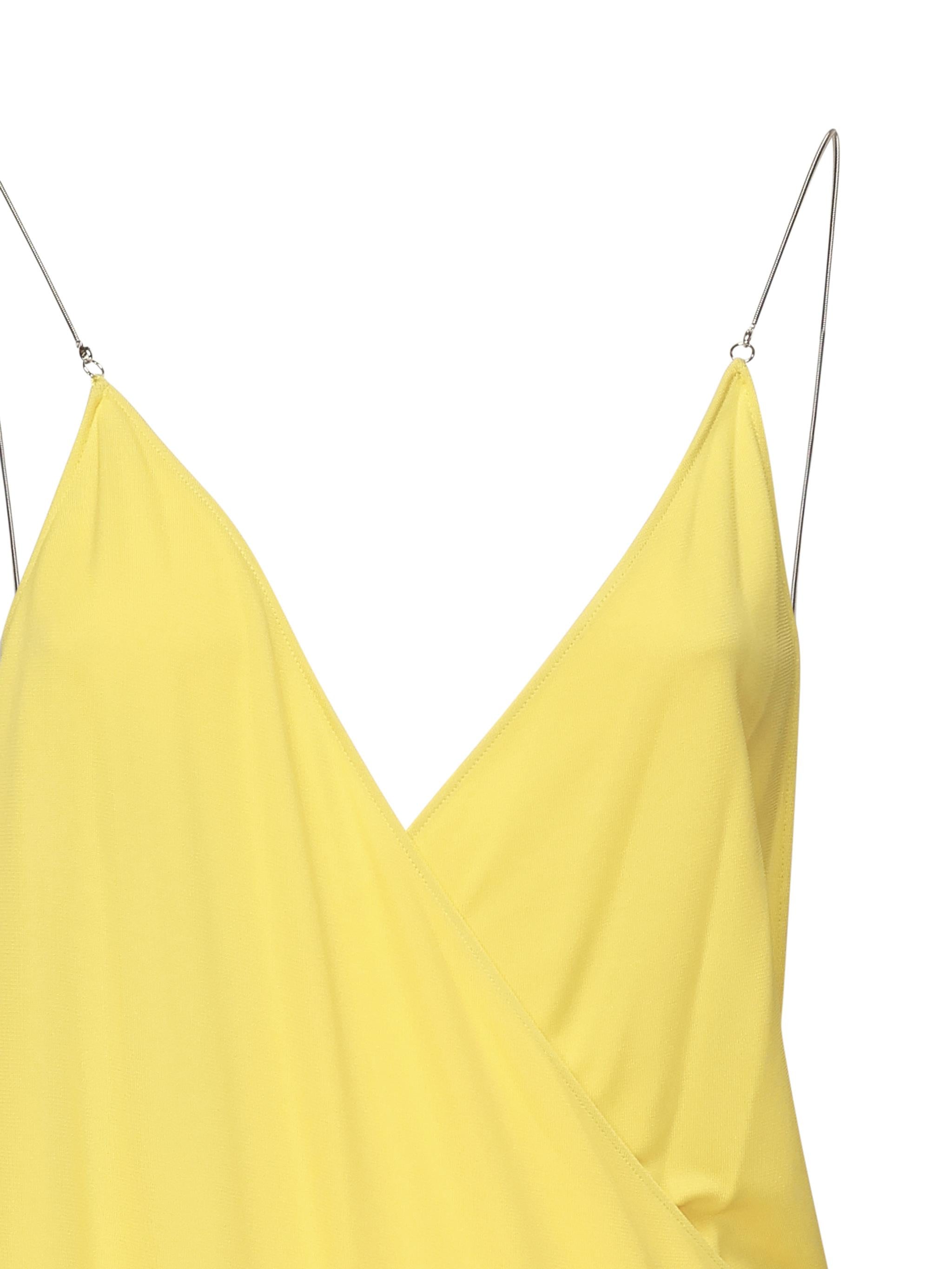 Abito sottoveste asimmetrico in jersey AA9R2588J077A 235 ALAIA 