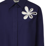 Camicia in popeline Fendi Ajour FS8355 AW7VF1W0A FENDI 